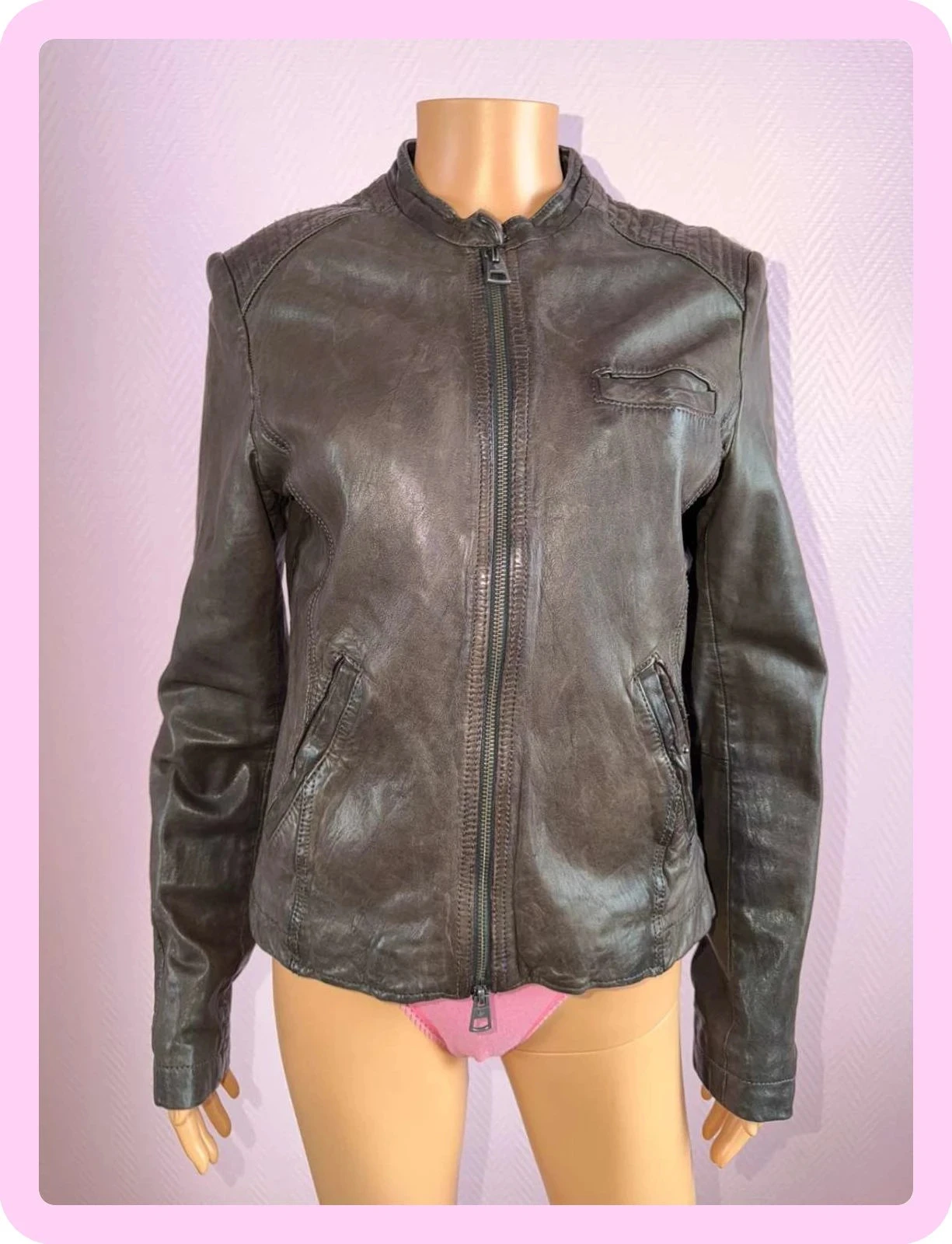 Veste femme Marc o polo taille 40 propre taille en cuir